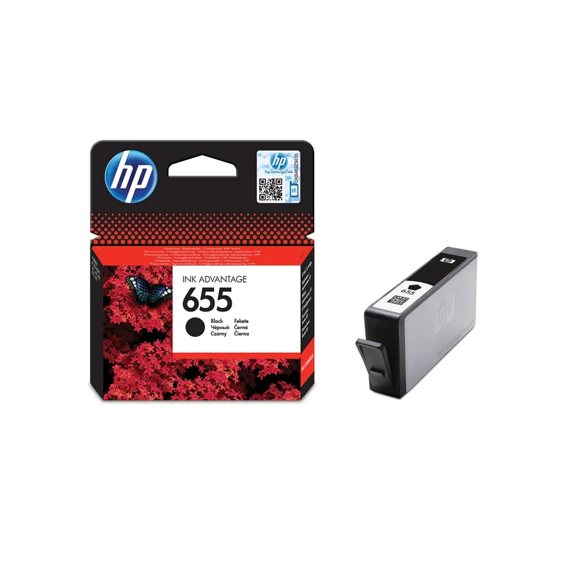 HP Cartridge CZ109AE, NO655, Black