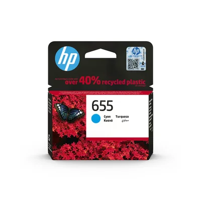 HP Cartridge CZ110AE, NO655, Cyan