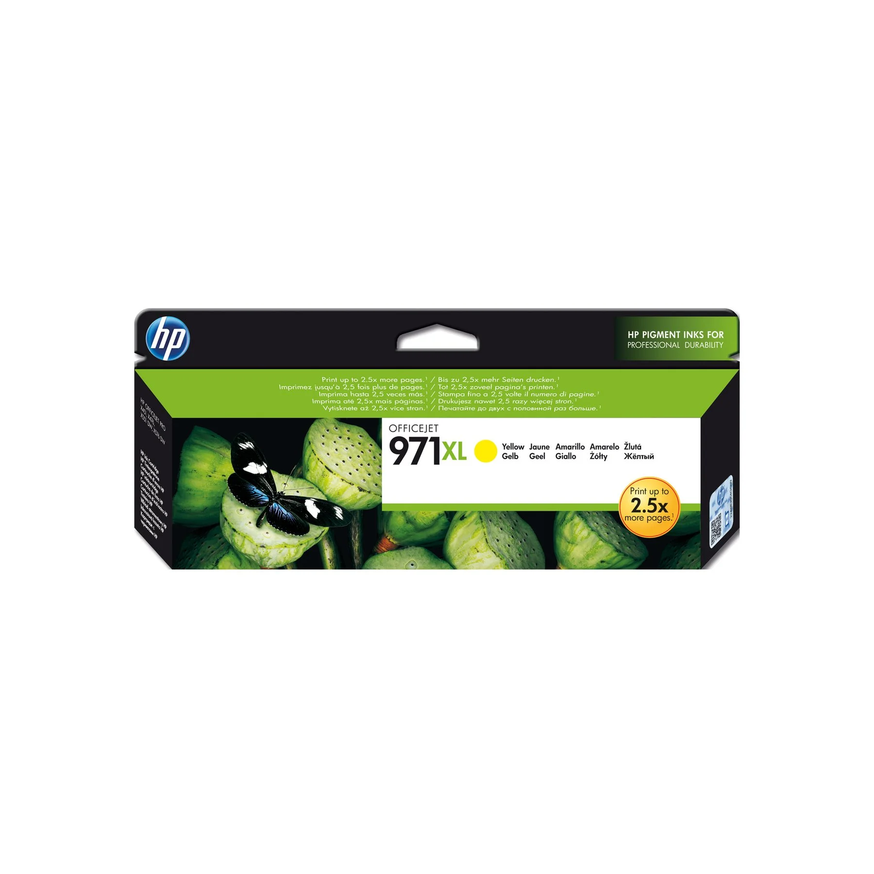 HP Cartridge CN628AE, X451dw/X551dw, NO971XL, 6600 pages/5%, Yellow