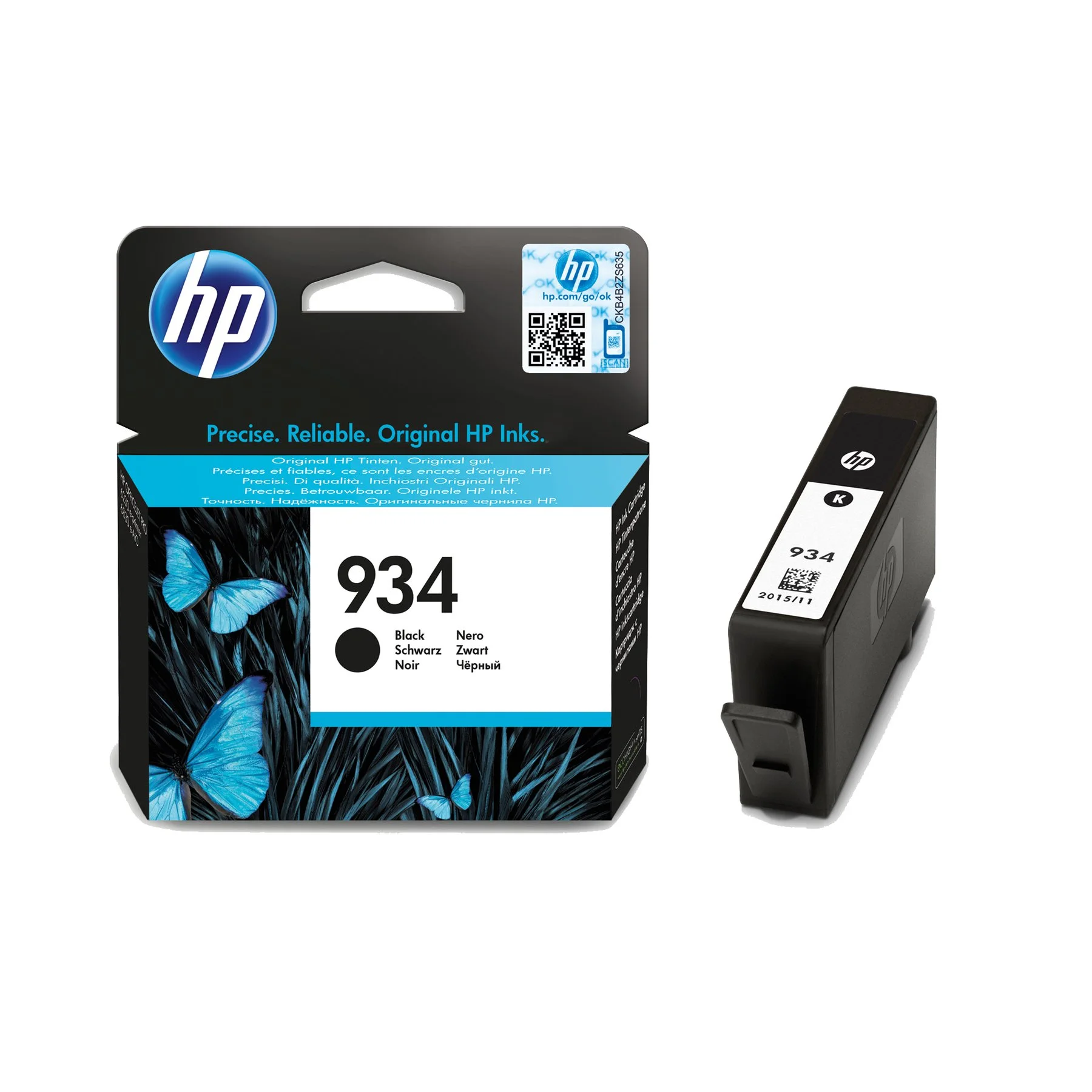 HP Cartridge C2P19AE, Nо 934, for 400 pages, Black