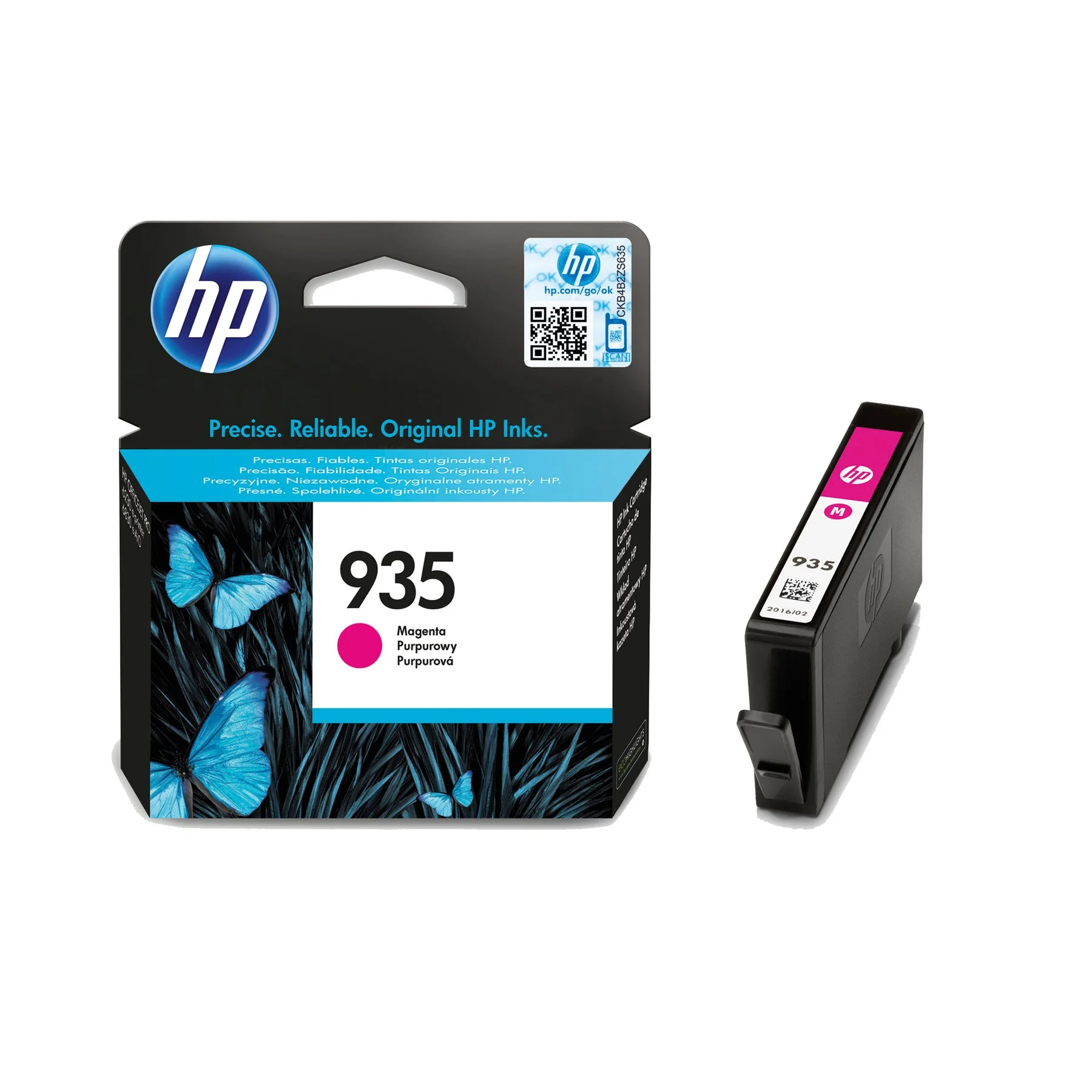 HP Cartridge C2P21AE, No935, for 400 pages, Magenta