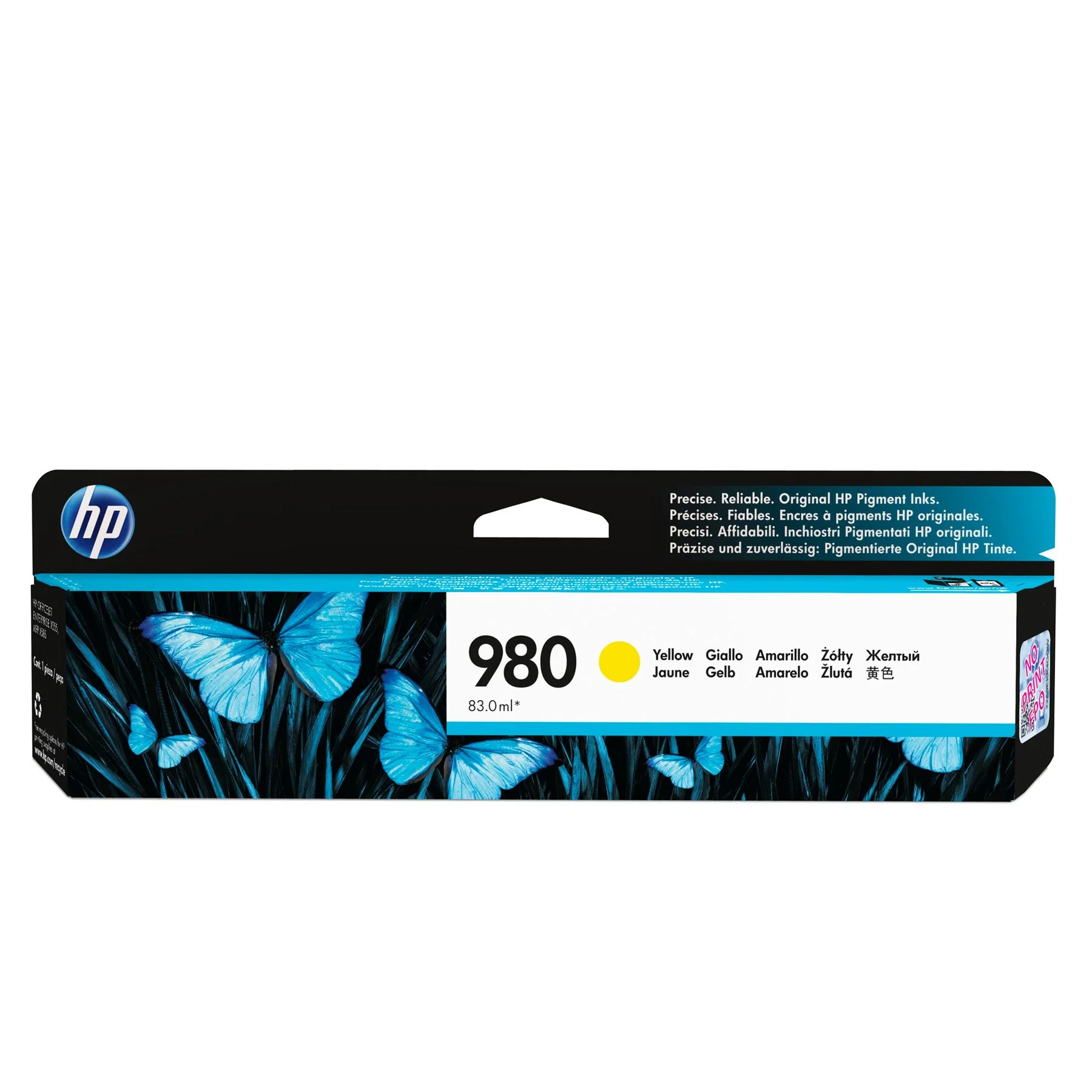 HP Cartridge D8J09A, No 980, for 6600 pages, Yellow