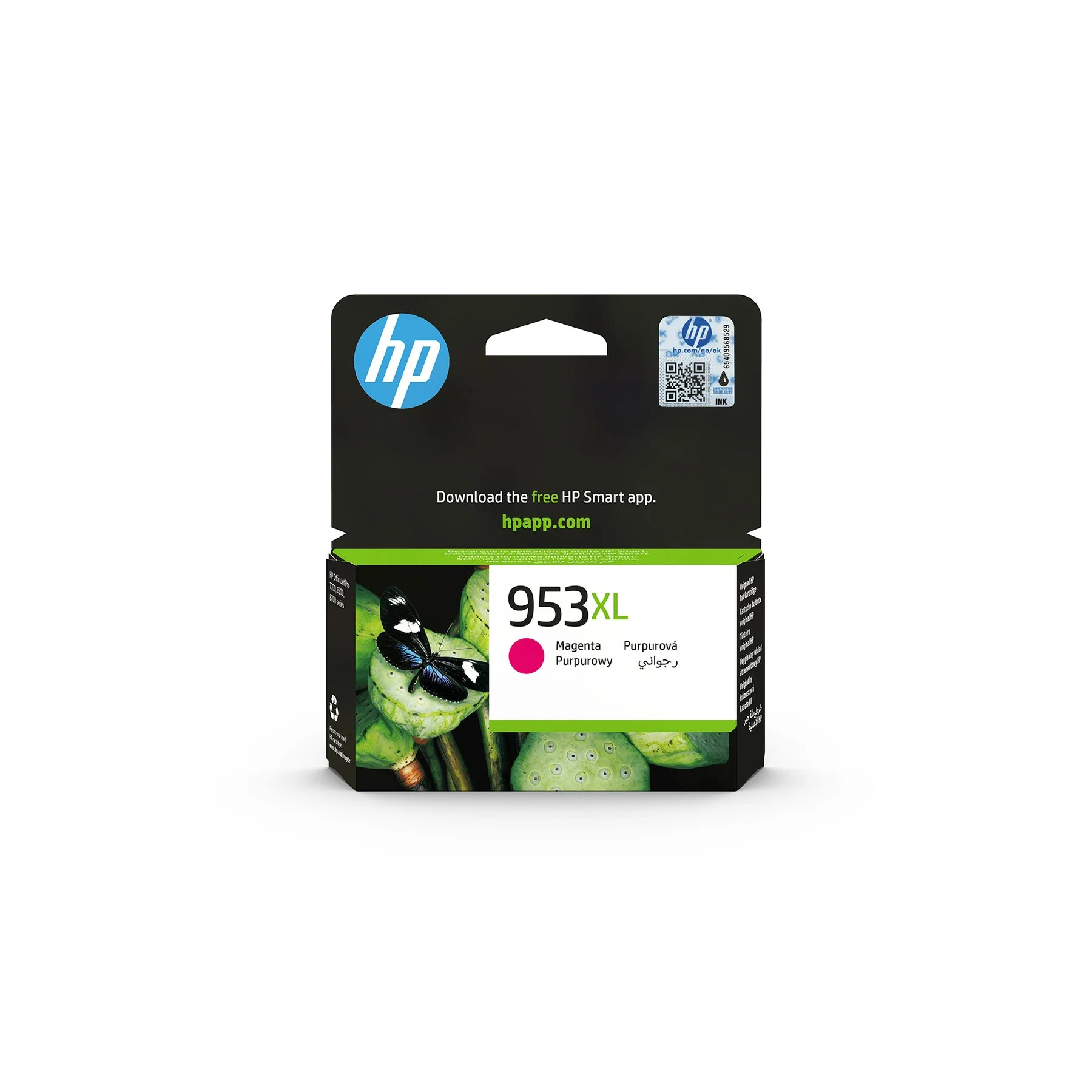 HP Cartridge F6U17AE, 953XL, 1600 pages/5%, Magenta