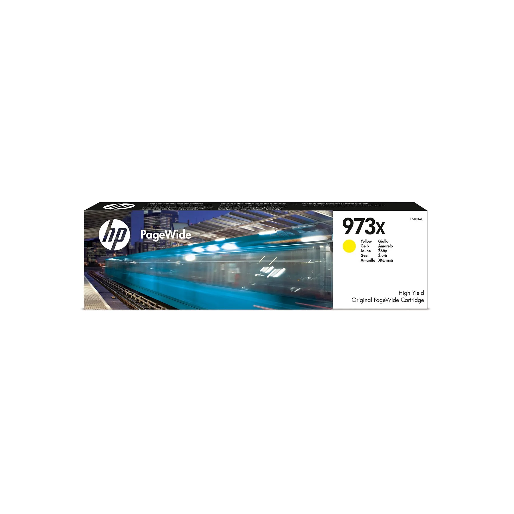 HP Cartridge F6T83AE, 973X, PW, 452/477, Yellow
