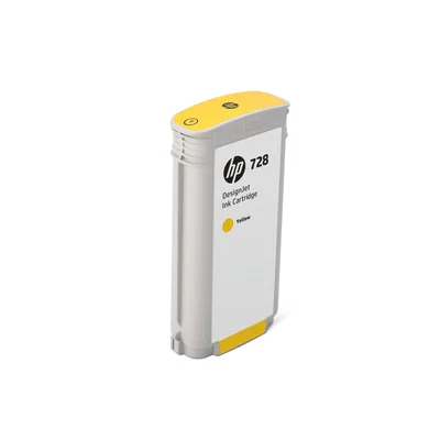 HP Cartridge No.728, F9J65A, 130 ml, Yellow