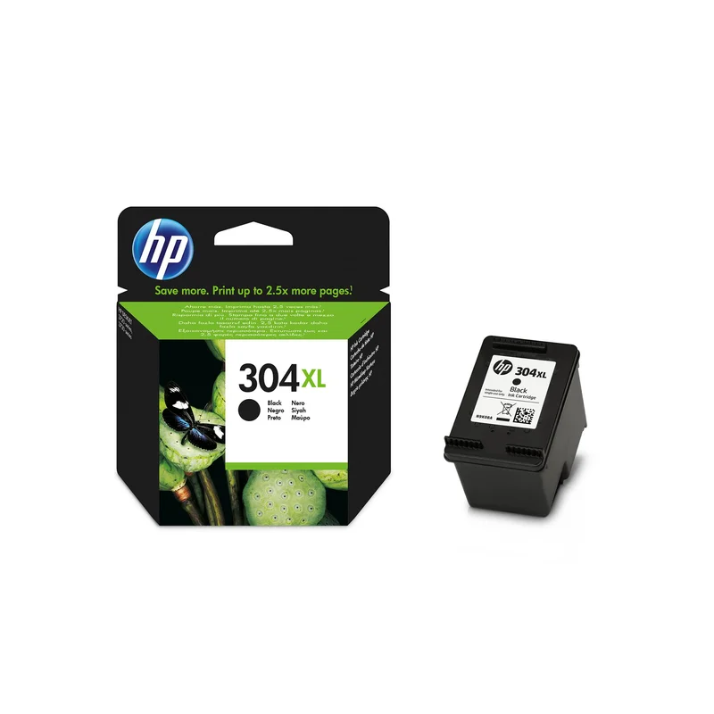 HP Cartridge N9K08AE NO304XL, Black
