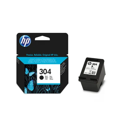 HP Cartridge N9K06AE NO304, Black