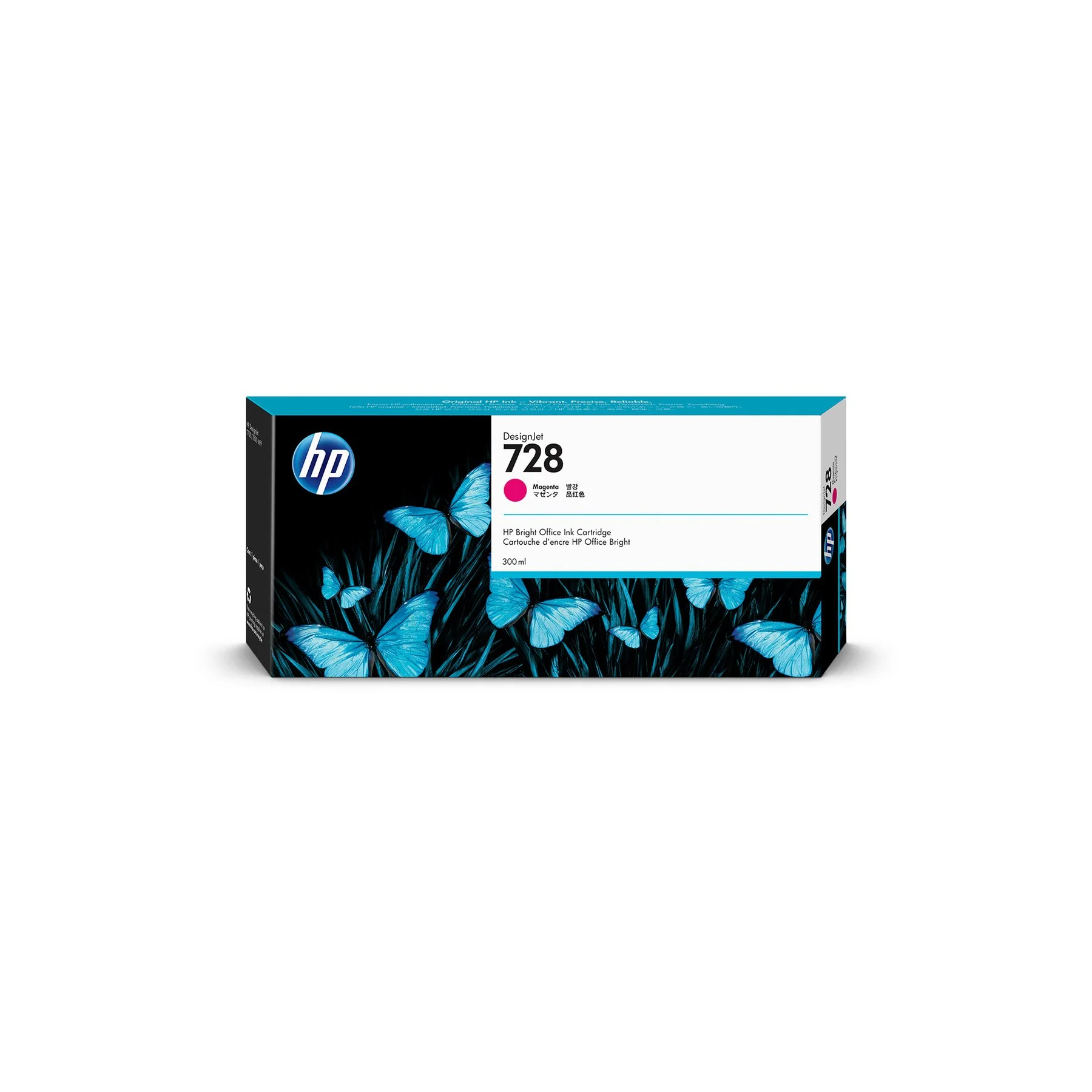HP Cartridge No.728, F9K16A, T730/830, 300 ml, Magenta