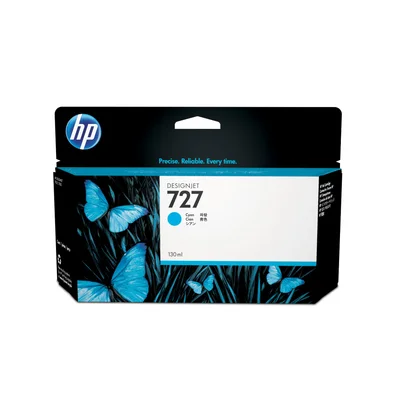 HP Cartridge No.727, B3P19A, T1530/2530, 130 ml, Cyan