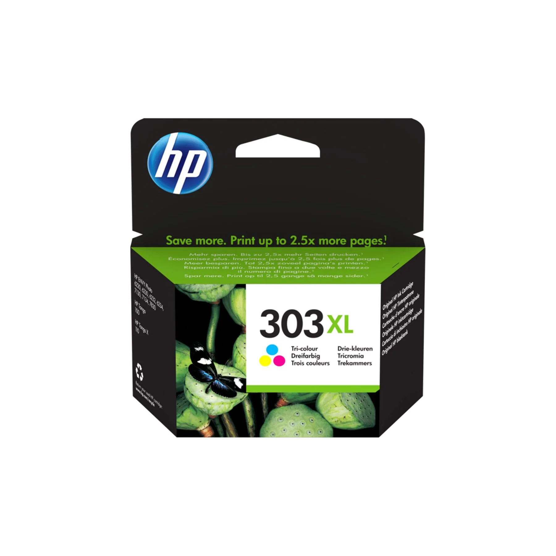 HP Cartridge T6N03AE, No303XL, 415 pages/5%, Color