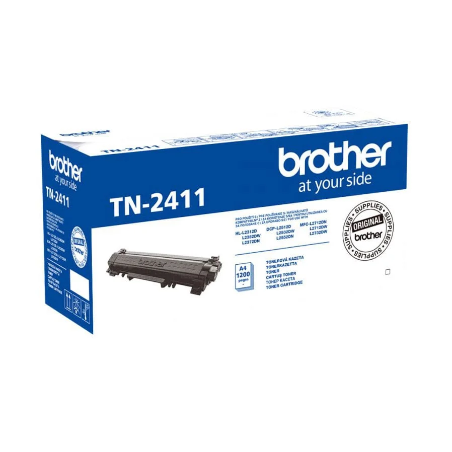Brother Toner TN-2411, 1200 pages, Black