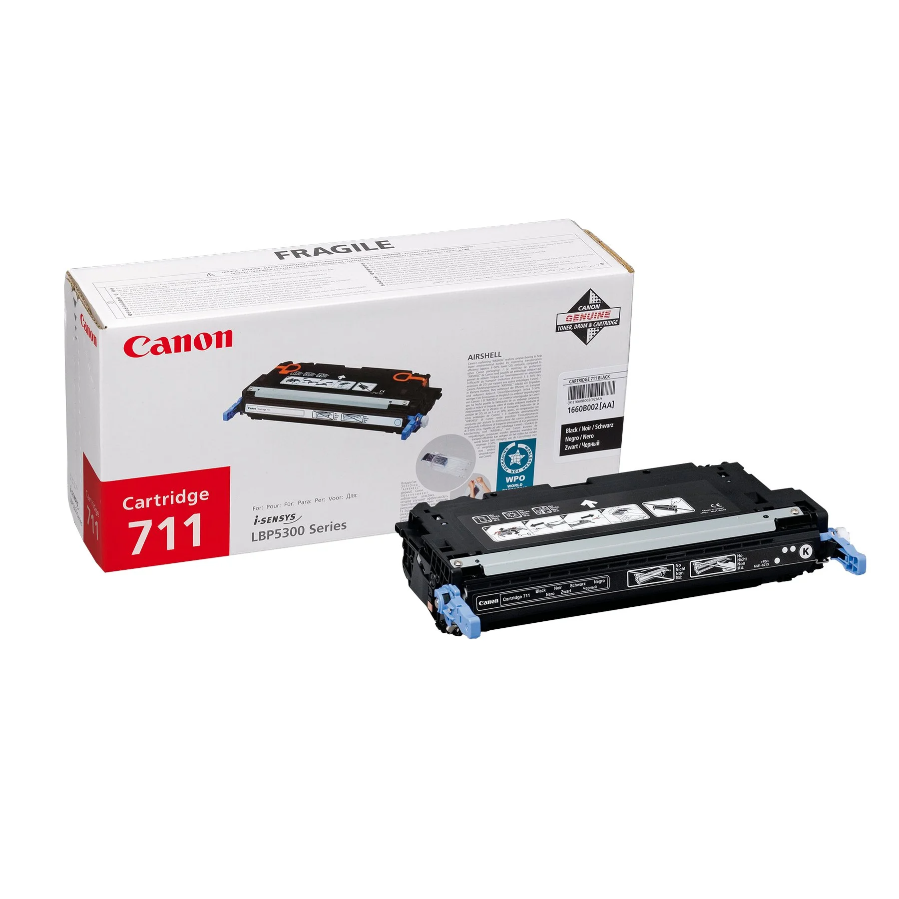 Canon Toner CRG-711, LBP5300, 6 000 pages/5%, Black