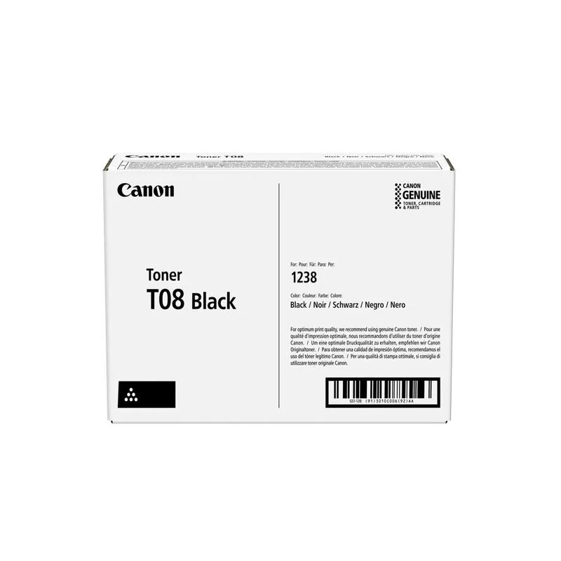 Canon Toner T08, 1100 pages/5%, Black