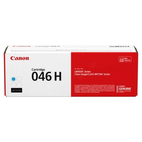Оригинална тонер касета Canon CRG-046H, 5000 страници/5%, Cyan