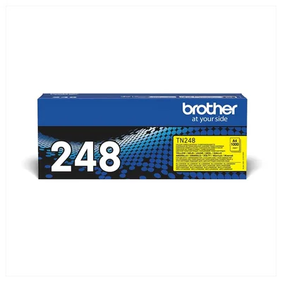 Оригинална тонер касета Brother TN-248Y, 1000 страници/5%, Yellow