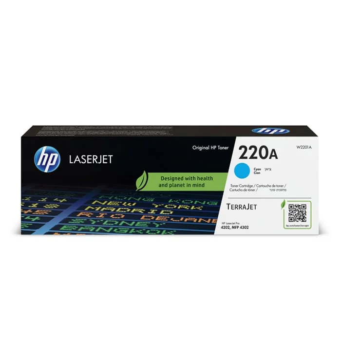 HP Toner 220A, W2201A, LJ PRO 4202/4302, 1800 pages/5%, Cyan
