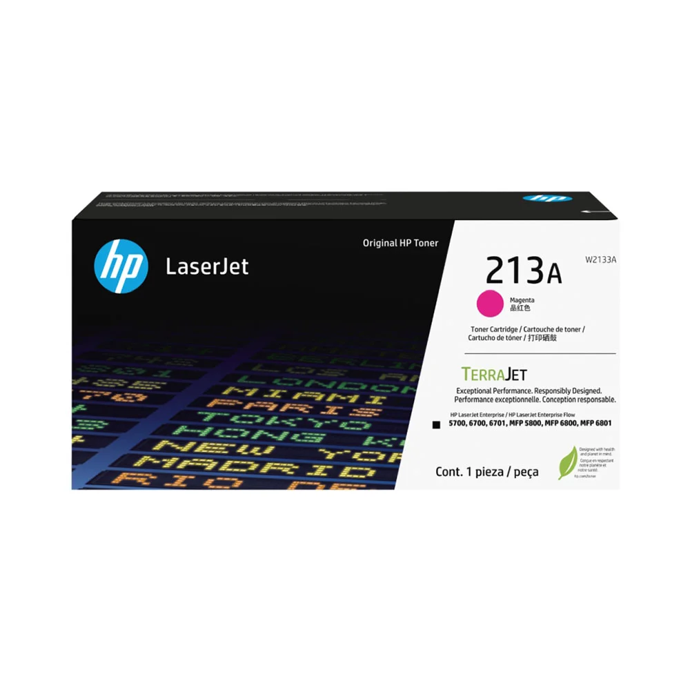 HP W2133A original toner cartridge, LaserJet 5800/6800, 3000 pages/5%, Magenta