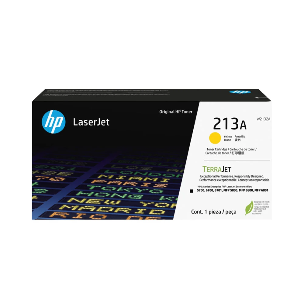 HP W2132A original toner cartridge, LaserJet 5800/6800, 3000 pages/5%, Yellow