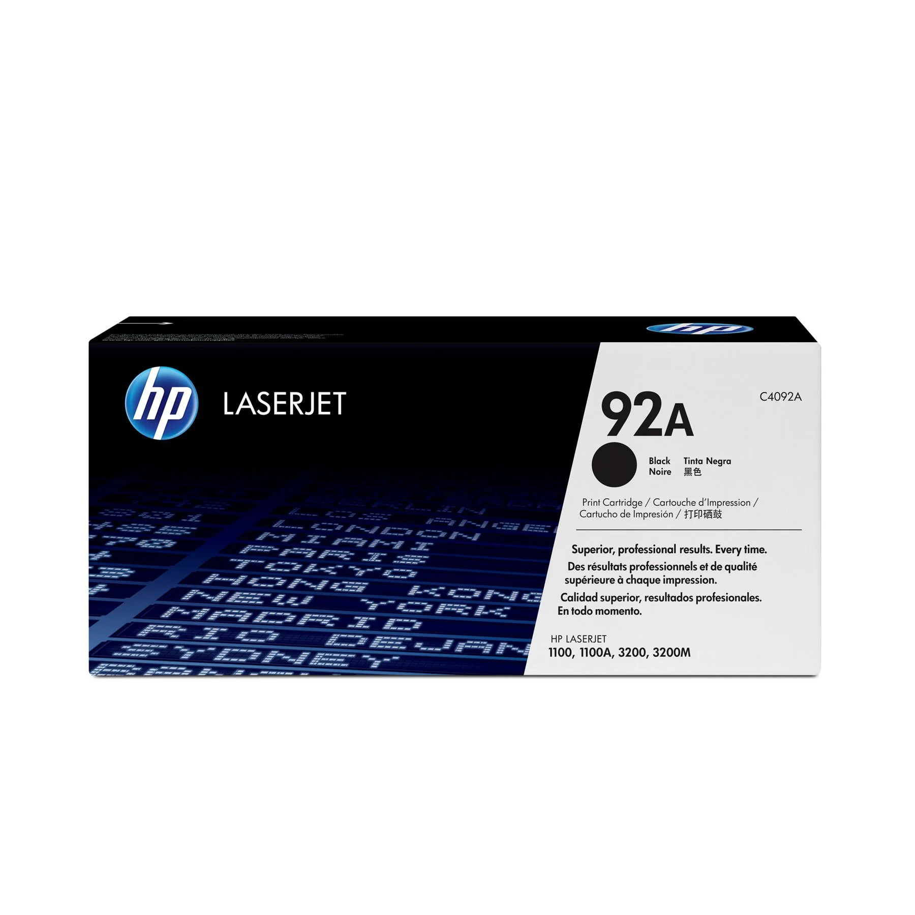 HP Toner C4092A, LJ 1100 2500, 2 500 pages/5%, Black