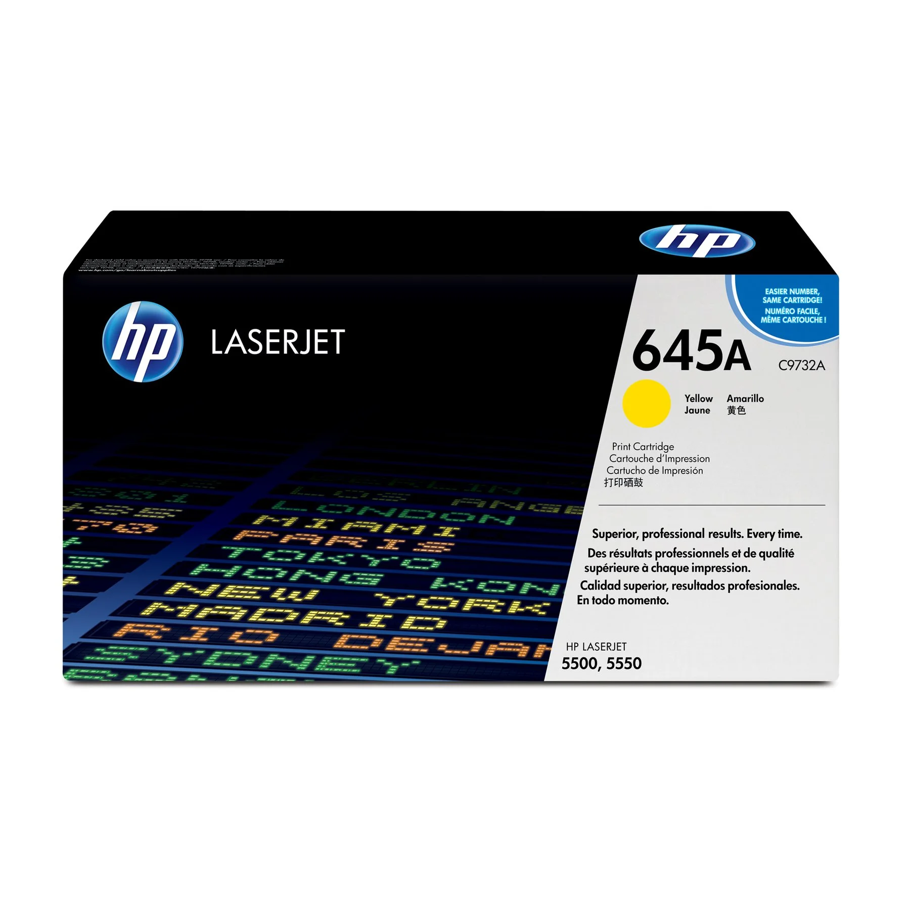 HP Toner C9732A, CLJ 5500, 12000 pages/5%, Yellow
