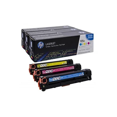 HP Toner CF373AM, 125A, 3 x 1400 pages/5%, Cyan, Yellow, Magenta, 3 pcs