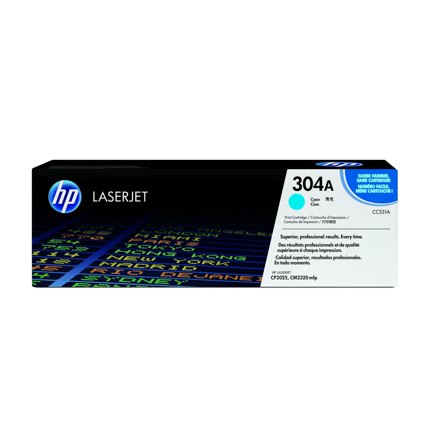 HP Toner CC531A, 2800 pages/5%, Cyan