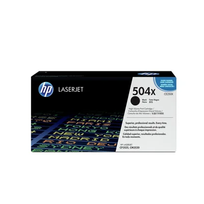 HP Toner CE250X, CM3530/CP3525, 10 500 pages/5%, Black