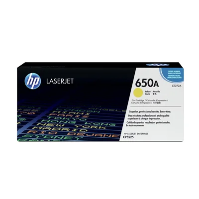 Оригинална тонер касета HP CE272A, CP5520, 15 000 страници/5%, Yellow