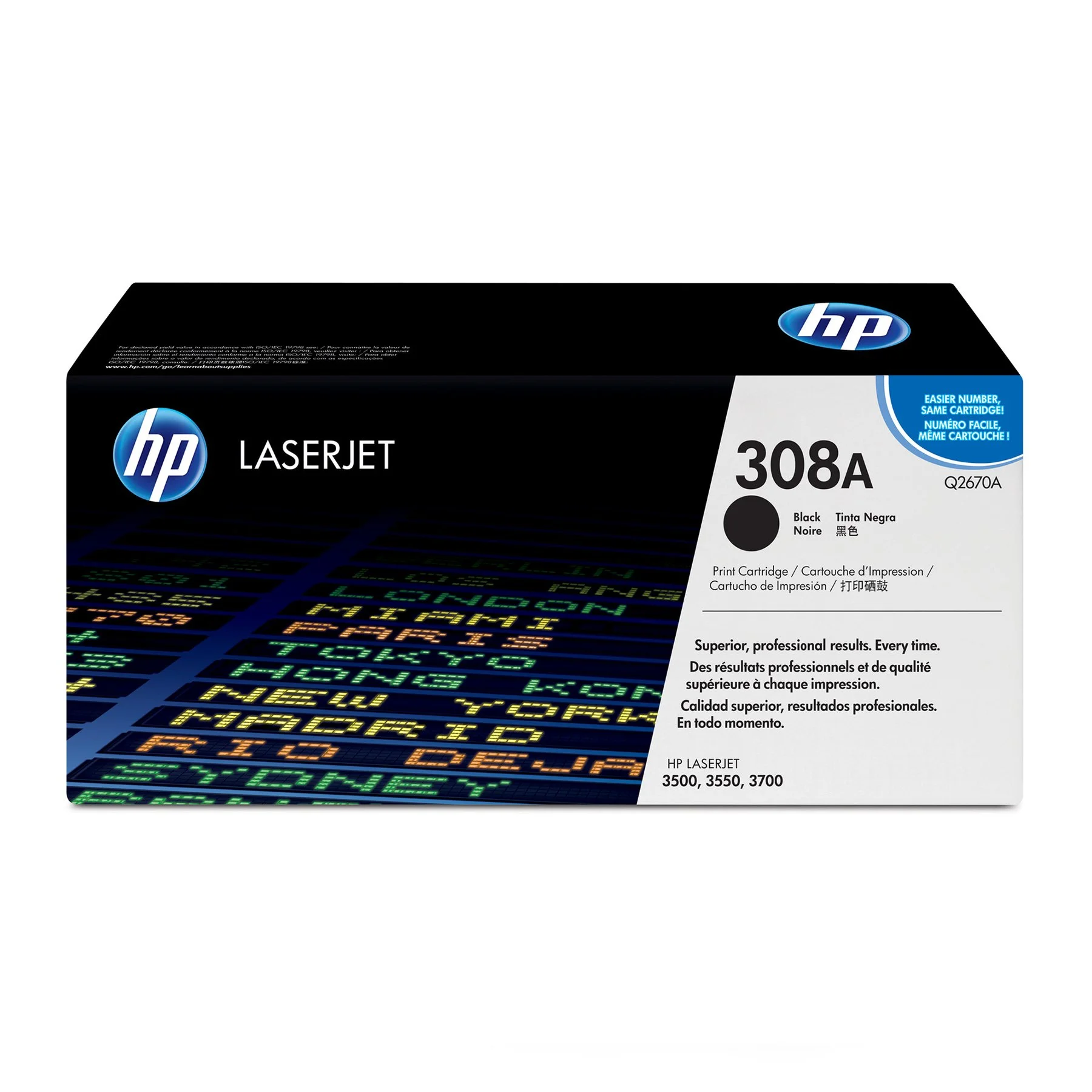 HP Toner Q2670A, 308A, LJ 3500, 6000 pages/5%, Black