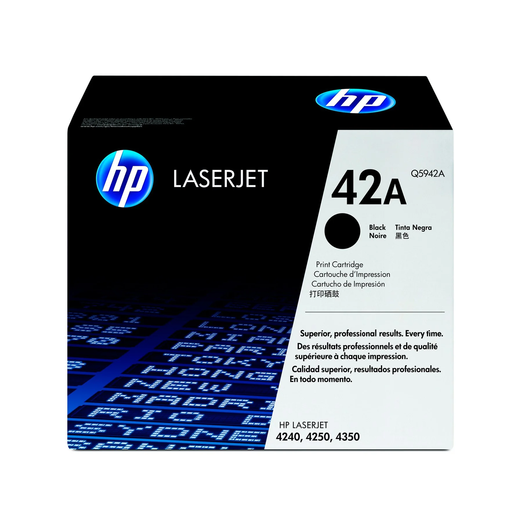 HP Toner Q5942A, LJ 4250/4350, 10,000 pages/5%, Black