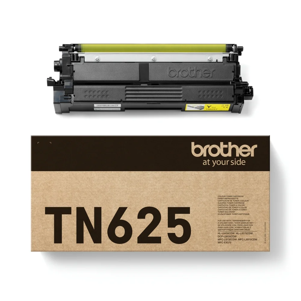 BROTHER TONER TN-625Y YELLOW L8630/8730CDW 1800 PAGES/5%