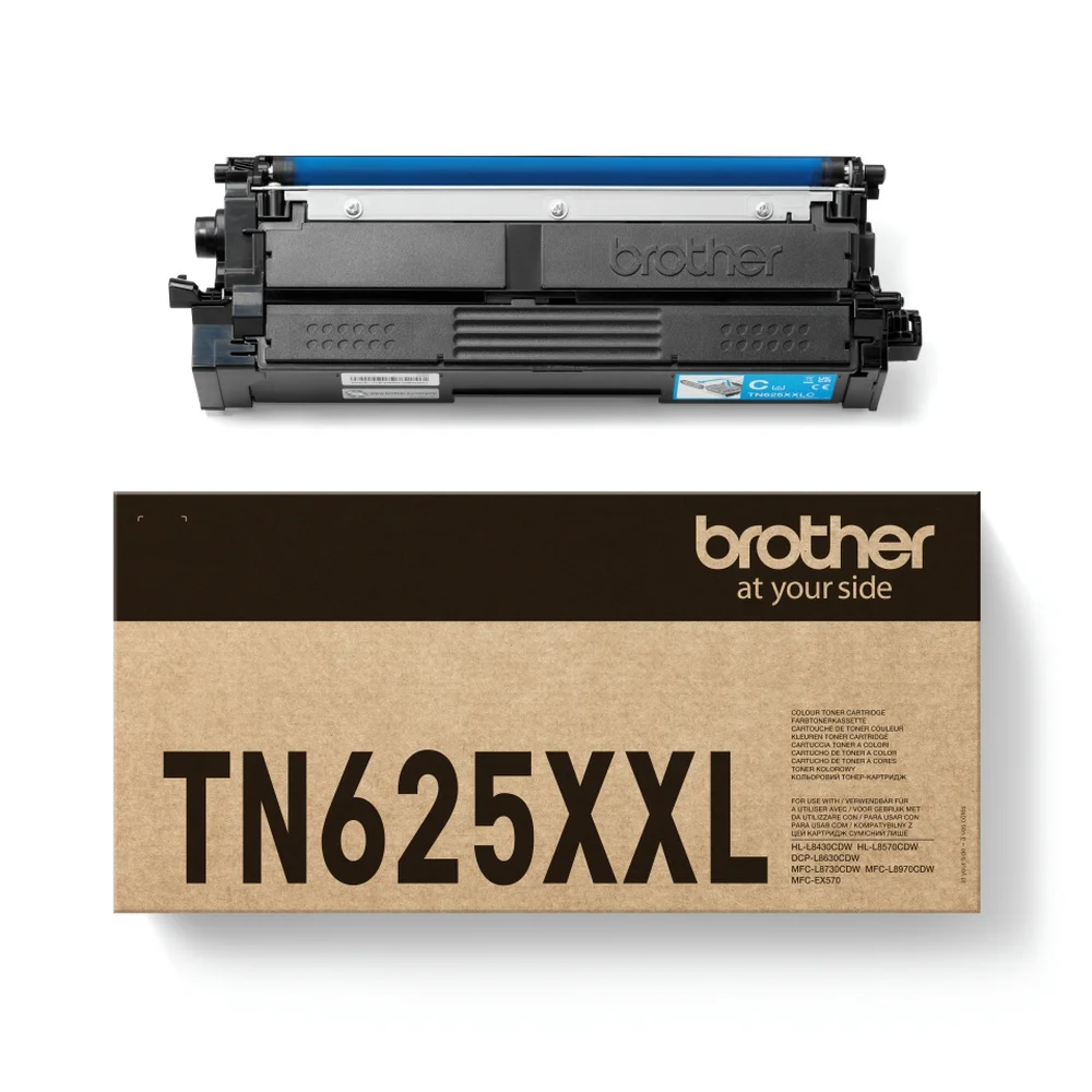 BROTHER TONER TN-625XXLC CYAN L8630/8730CDW 6500 PAGES/5%