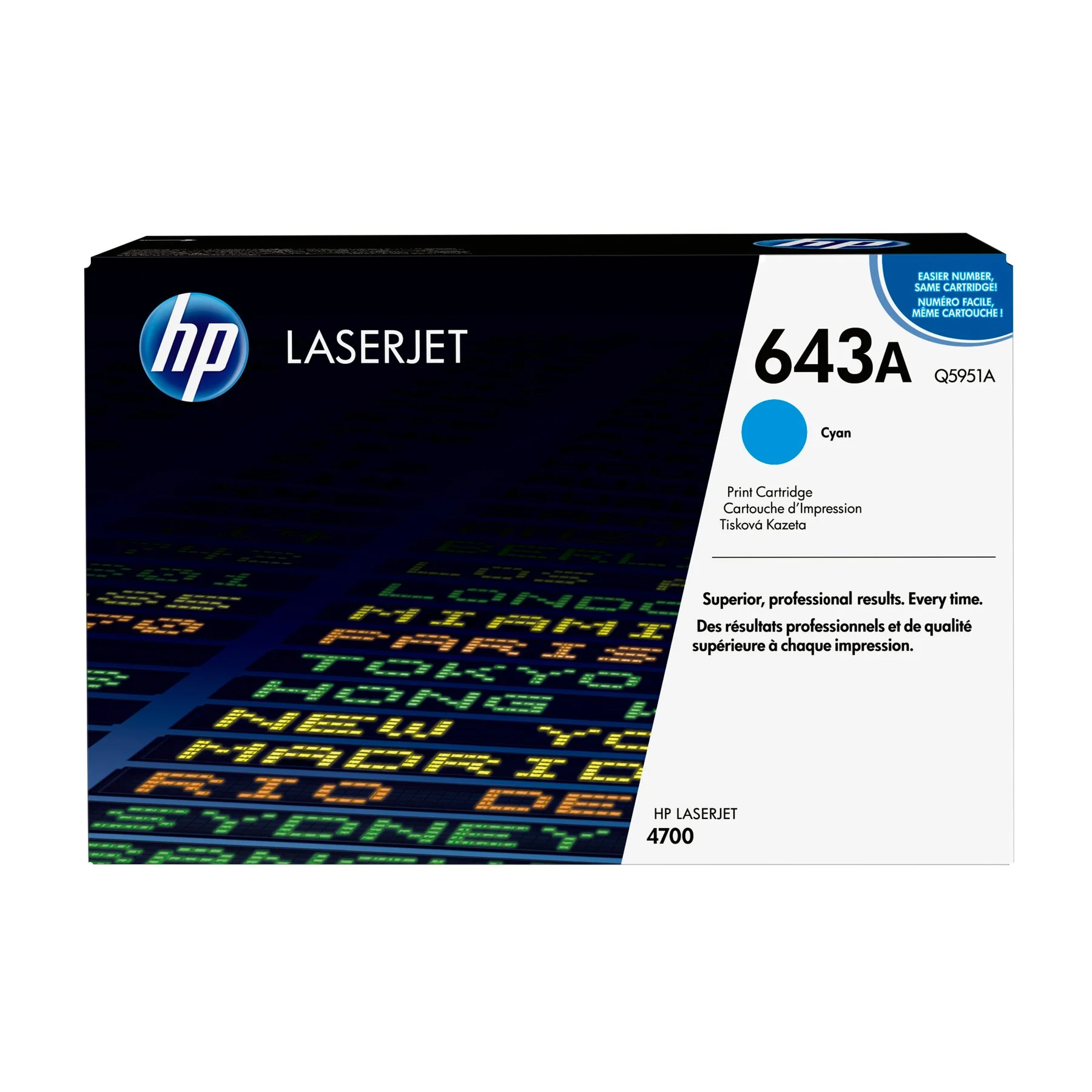 HP Toner Q5951A, LJ 4700, 10,000 pages/5%, Cyan