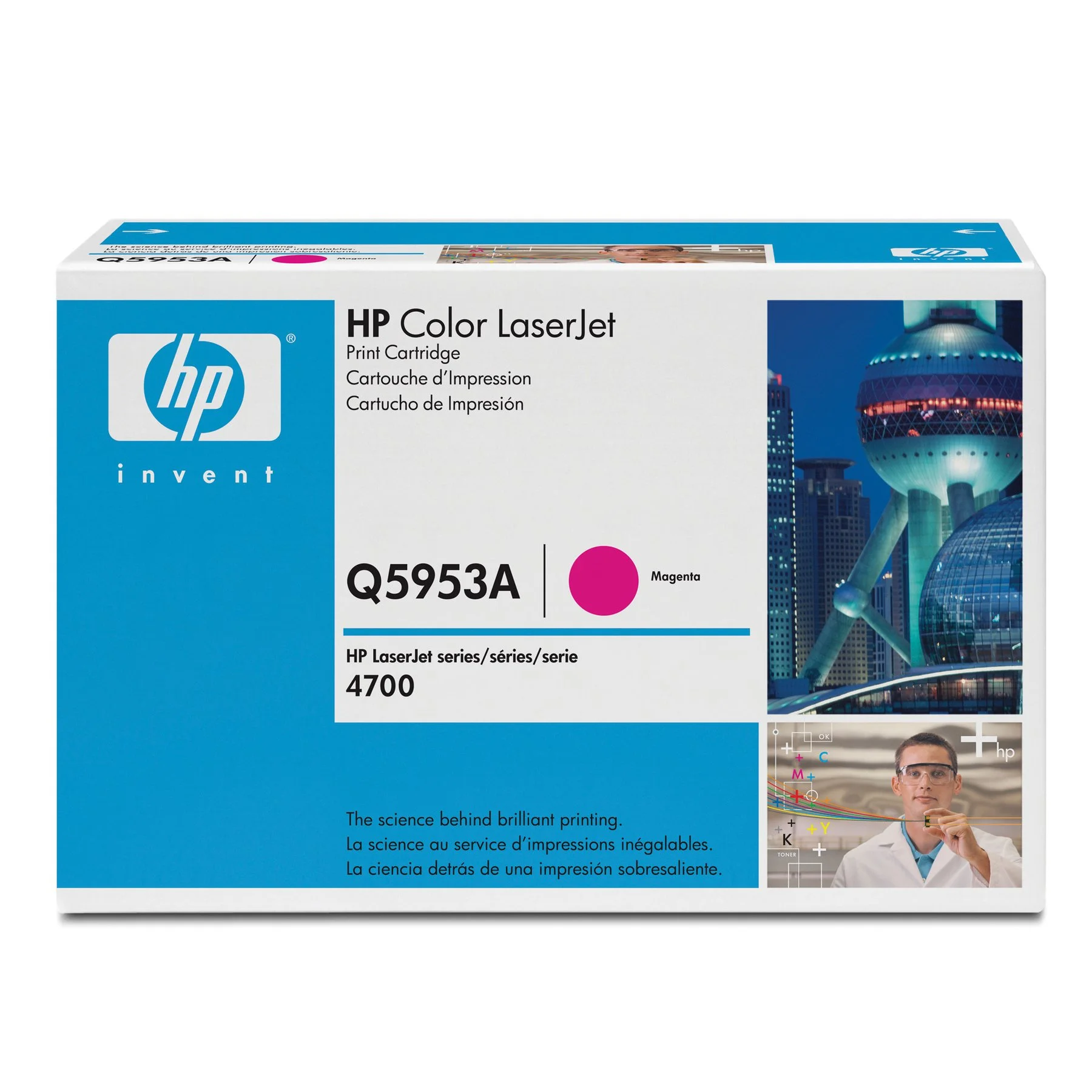 HP Toner Q5953A, LJ 4700, 10,000 pages/5%, Magenta