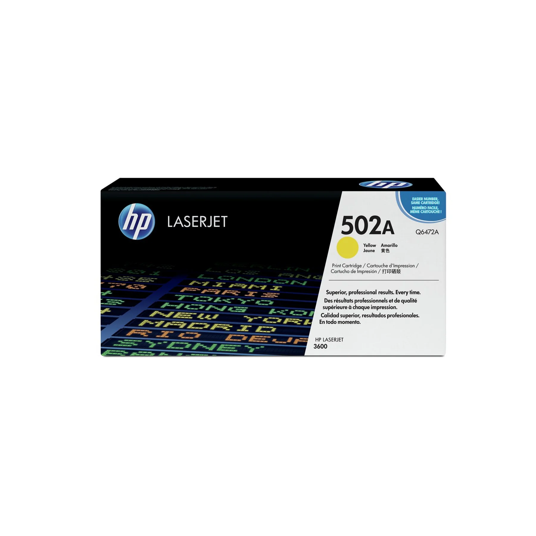 HP Toner Q6472A, LJ 3600, 4000 pages/5%, Yellow