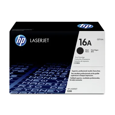 HP Toner Q7516A, LJ 5200, 12,000 pages/5%