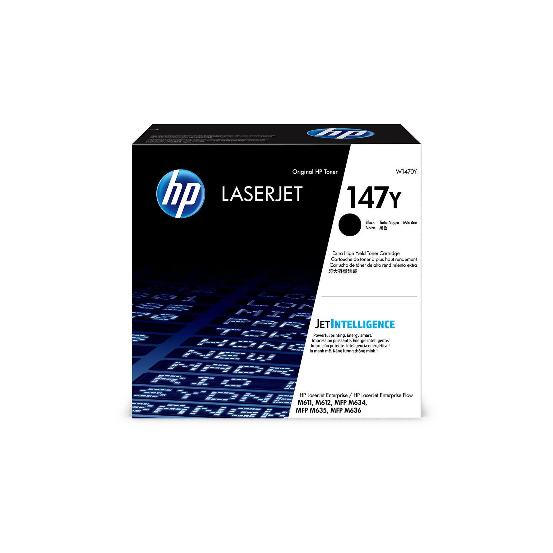 HP Toner 147Y, W1470Y, 42,000 pages/5%, Black