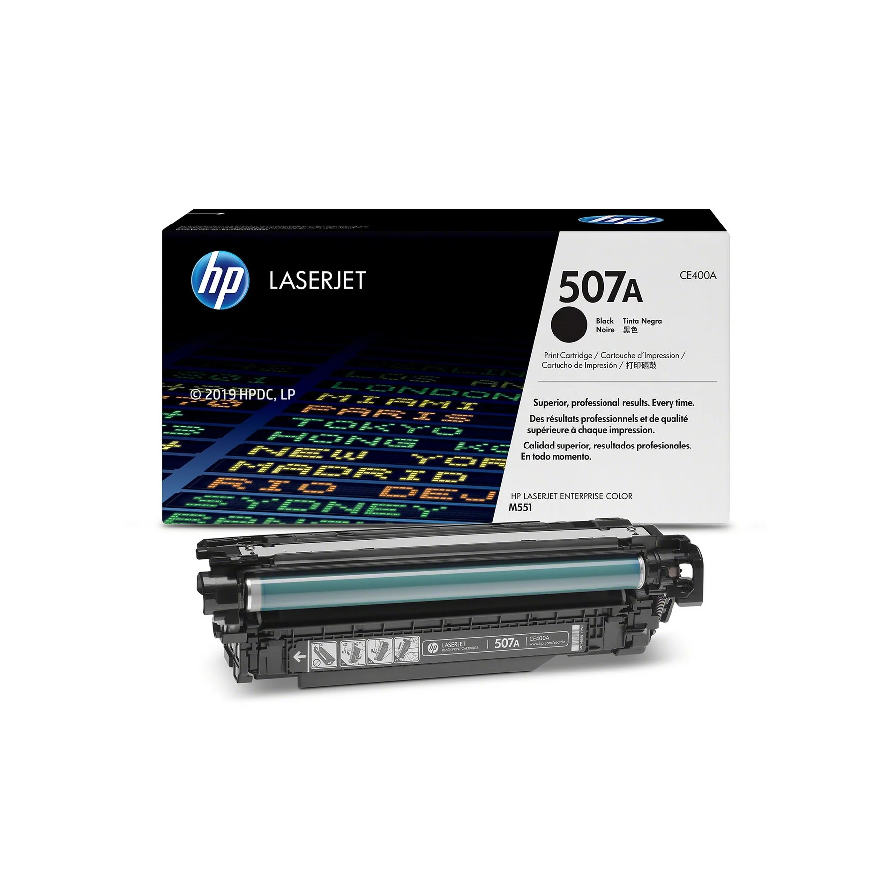 HP Toner CE400A, 507A, 5500 pages/5%, Black