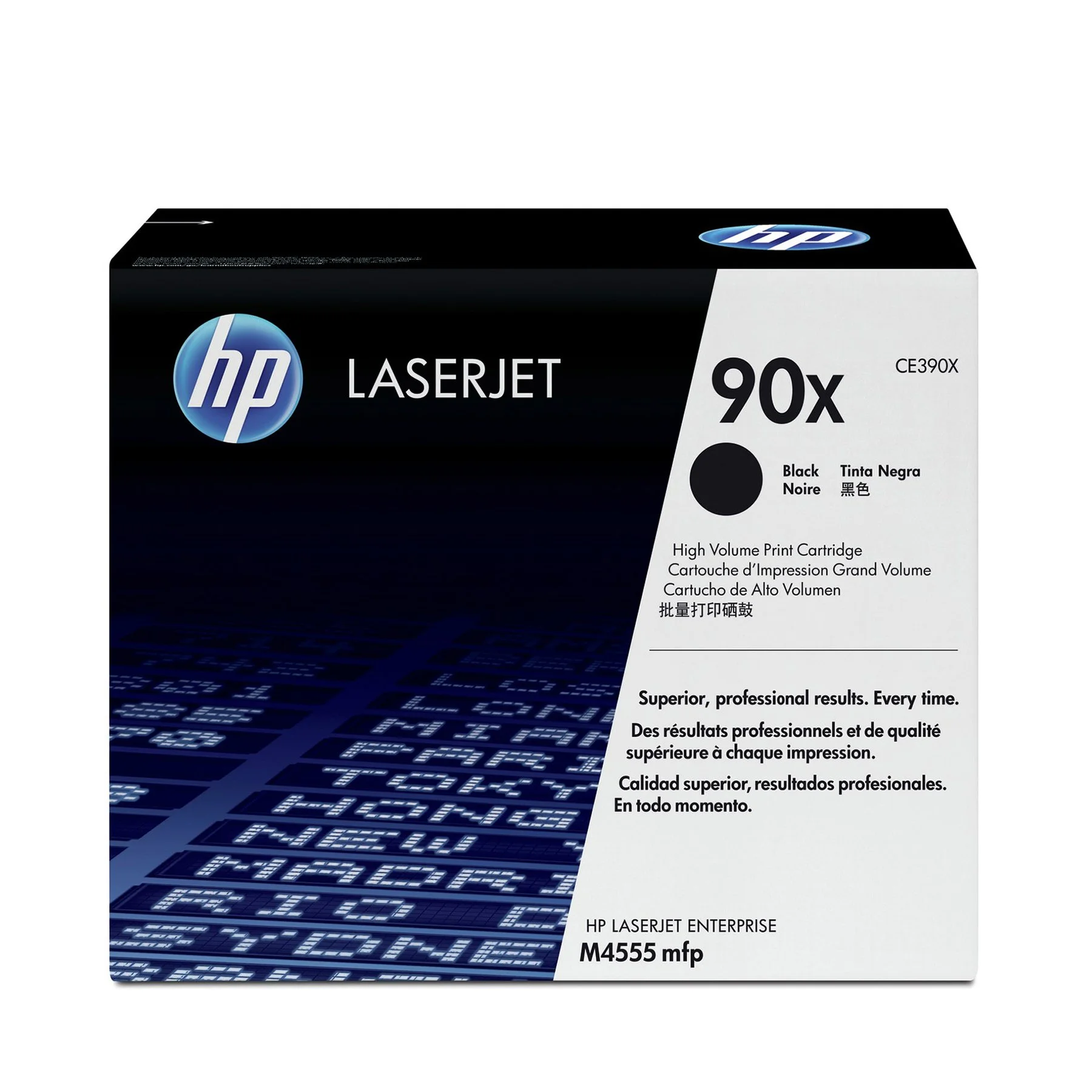 HP Toner CE390X, NO90X, LJM4555, 10000 pages/5%, Black