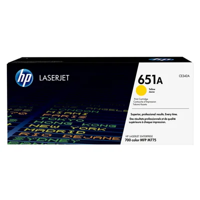 Оригинална тонер касета HP CE342A, 16000 страници/5%, Yellow