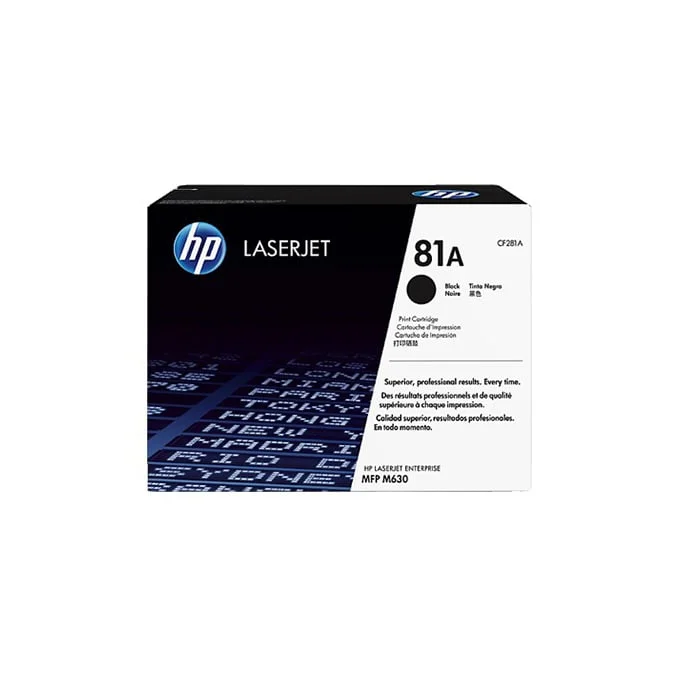 HP Toner CF281A 81A M630, 10,500 pages/5%, Black