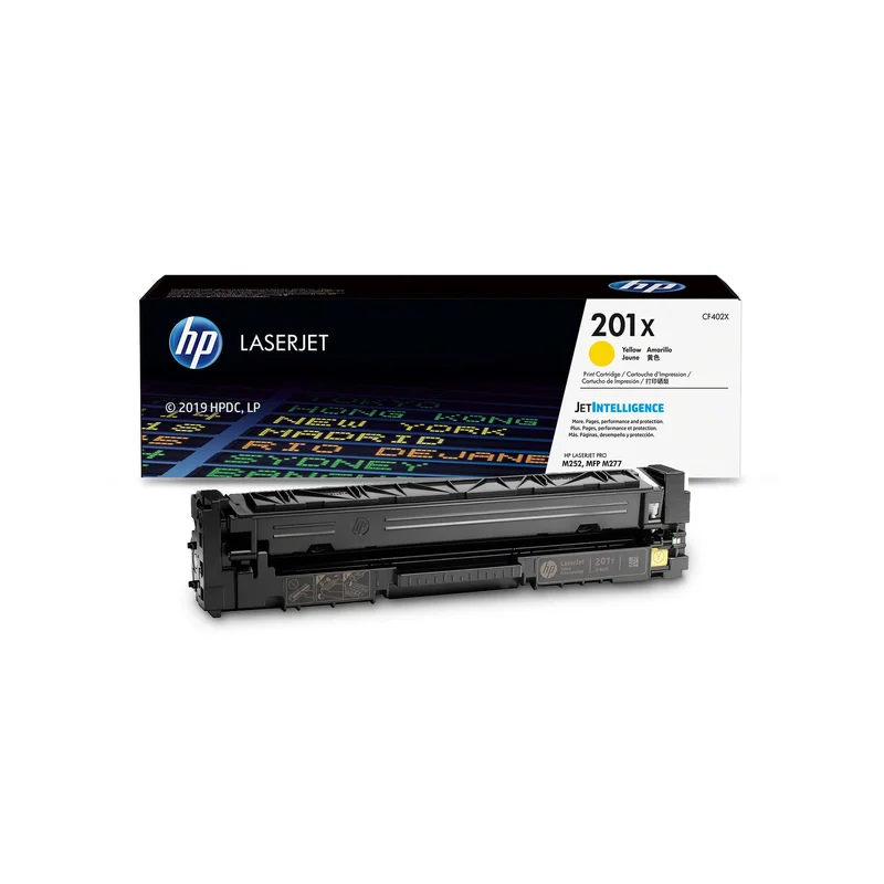 Оригинална тонер касета HP CF402X, 201X, 2300 страници/5%, Yellow