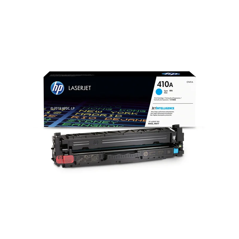 HP Toner CF411A, M452/477, 410A, 2300 pages/5%, Cyan