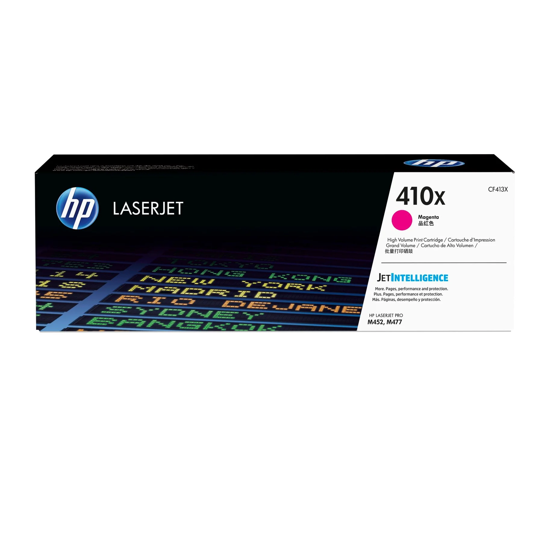 HP Toner CF413X, 410X, Magenta