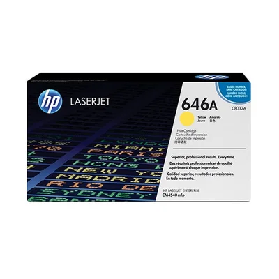 HP Toner CF032A, 12500 pages/5%, Yellow