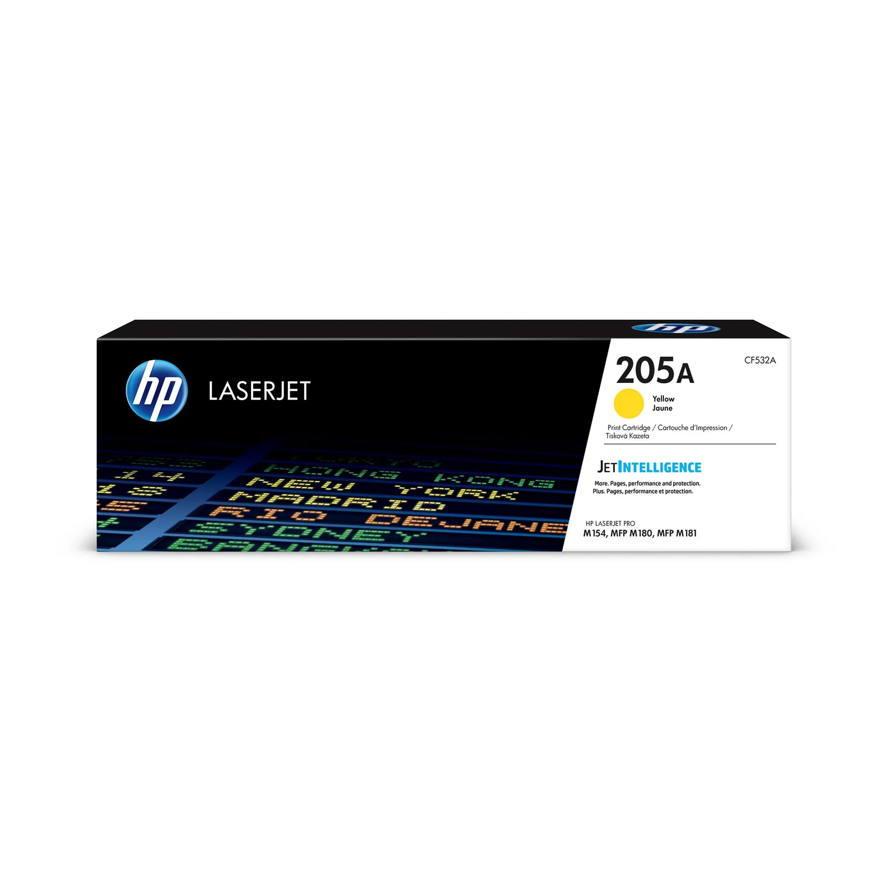 HP Toner CF532A 205A, 900 pages/5%, Yellow