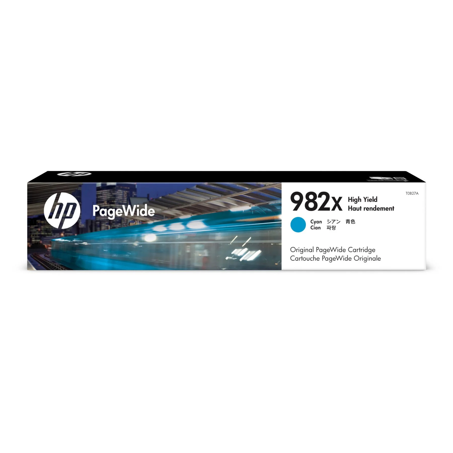 Оригинална тонер касета HP 982X, T0B27A, 16000 страници/5%, Cyan
