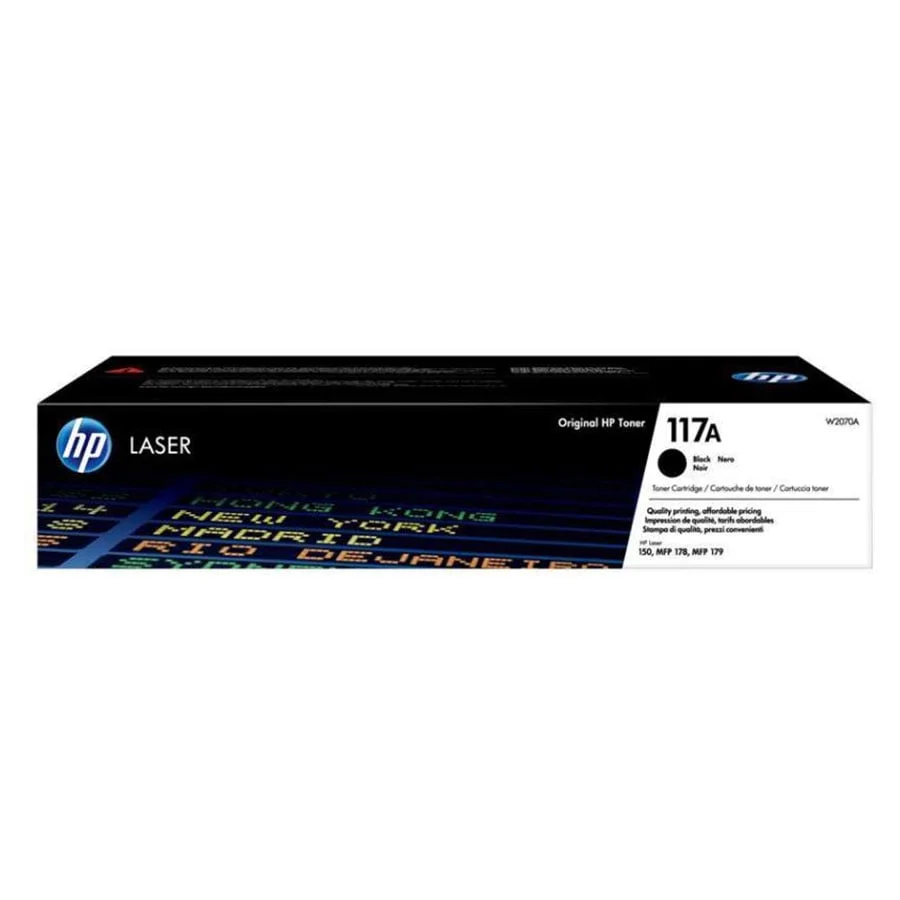 HP Toner W2070A, 117A, 1000 pages/5%, Black