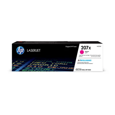 HP Toner 207X W2213X, M255dw/M283fdn, 2450 pages/5%, Magenta