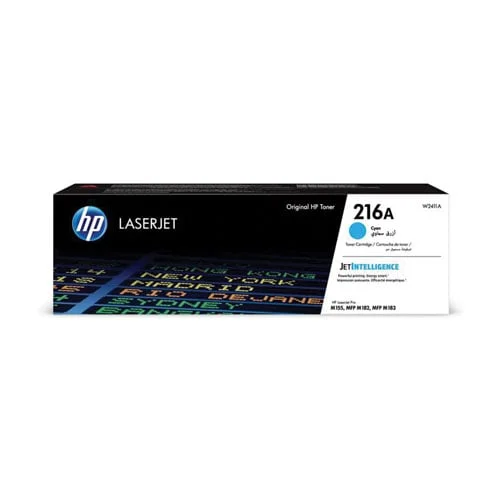HP Toner 216A, W2411A, M182n/M183fw, 850 pages/5%, Cyan